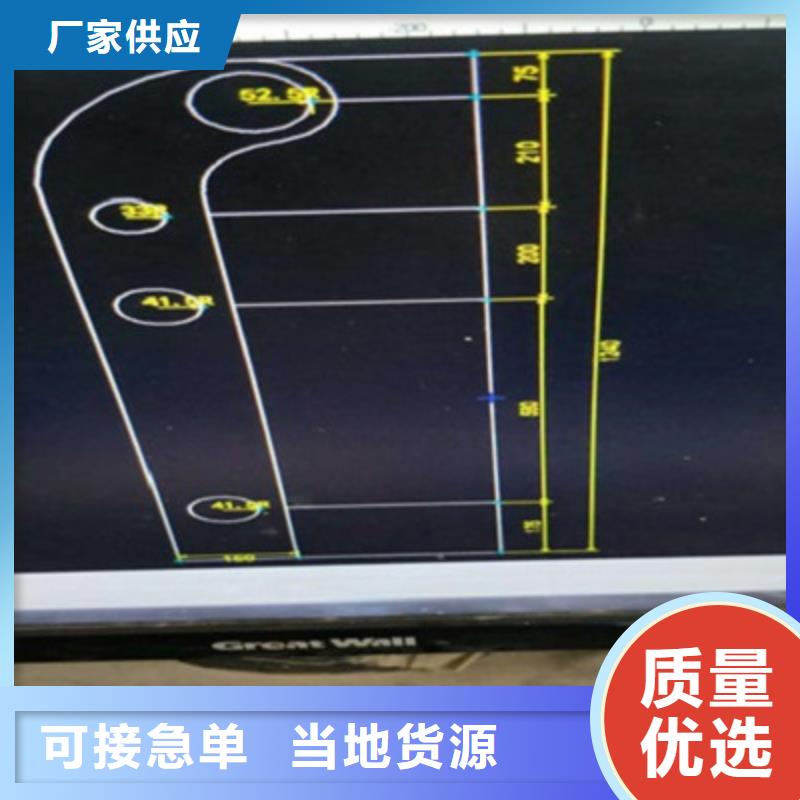 桥梁灯光防撞护栏【不锈钢复合管】精益求精市场行情