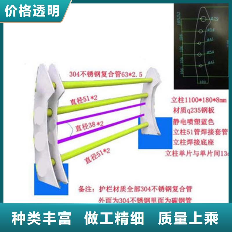 不锈钢复合管护栏【中央分隔栏】专业厂家当地公司