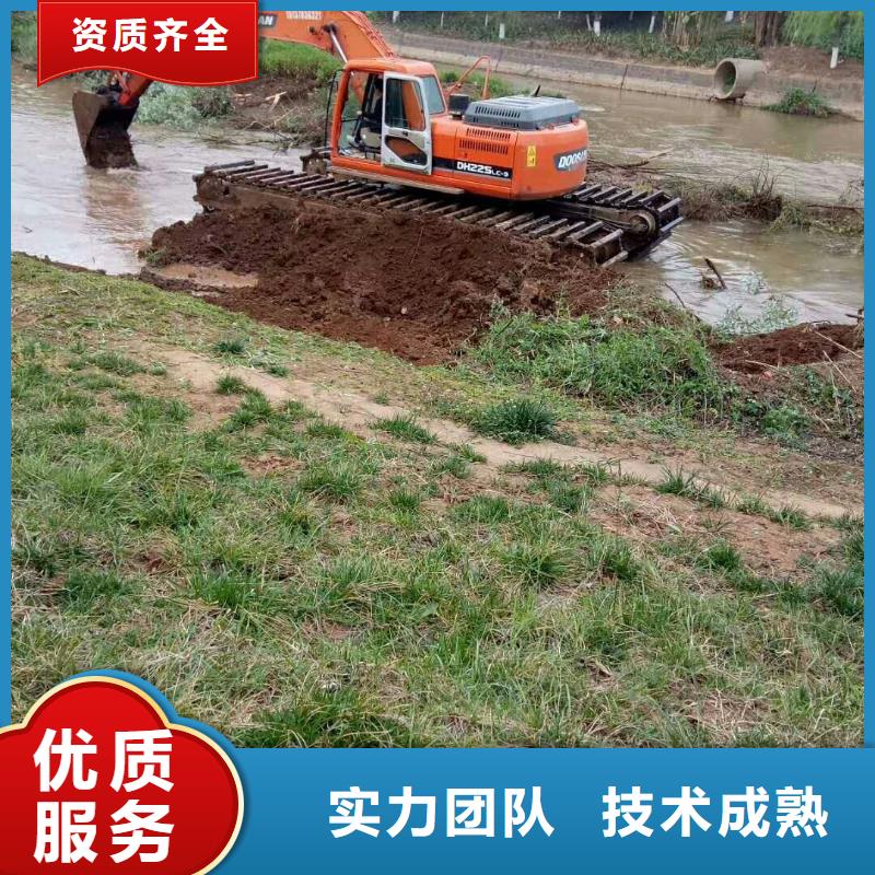 水陆挖掘机水上船挖掘机出租实力雄厚本地生产厂家