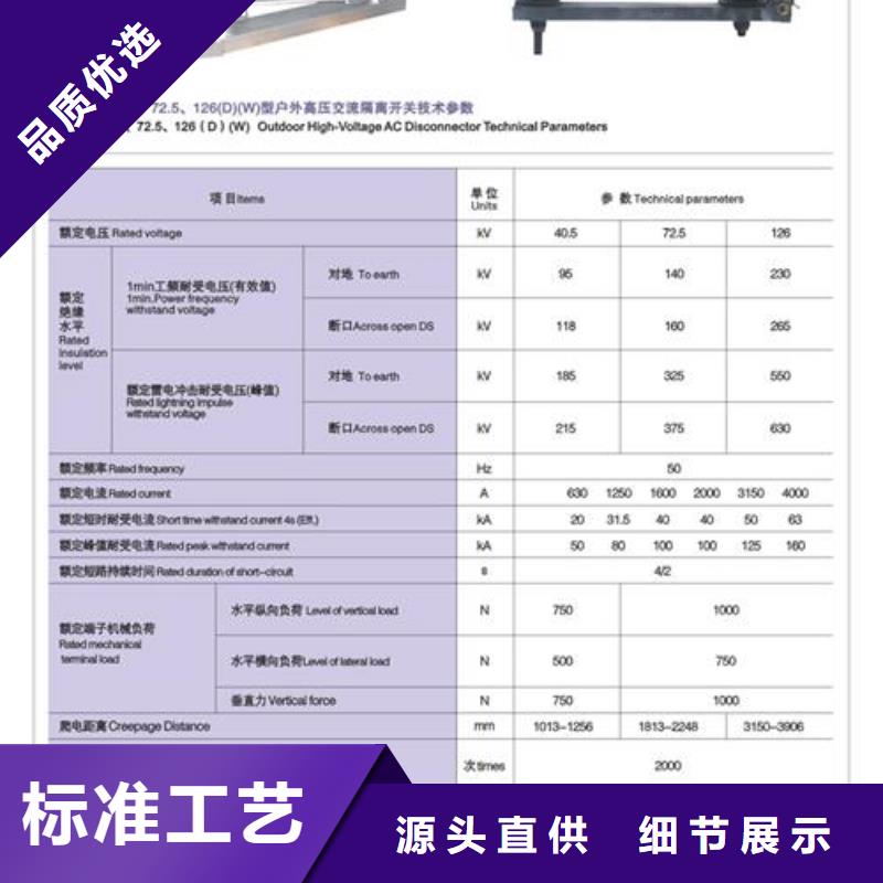 隔离开关限流熔断器设备齐全支持定制现货充足