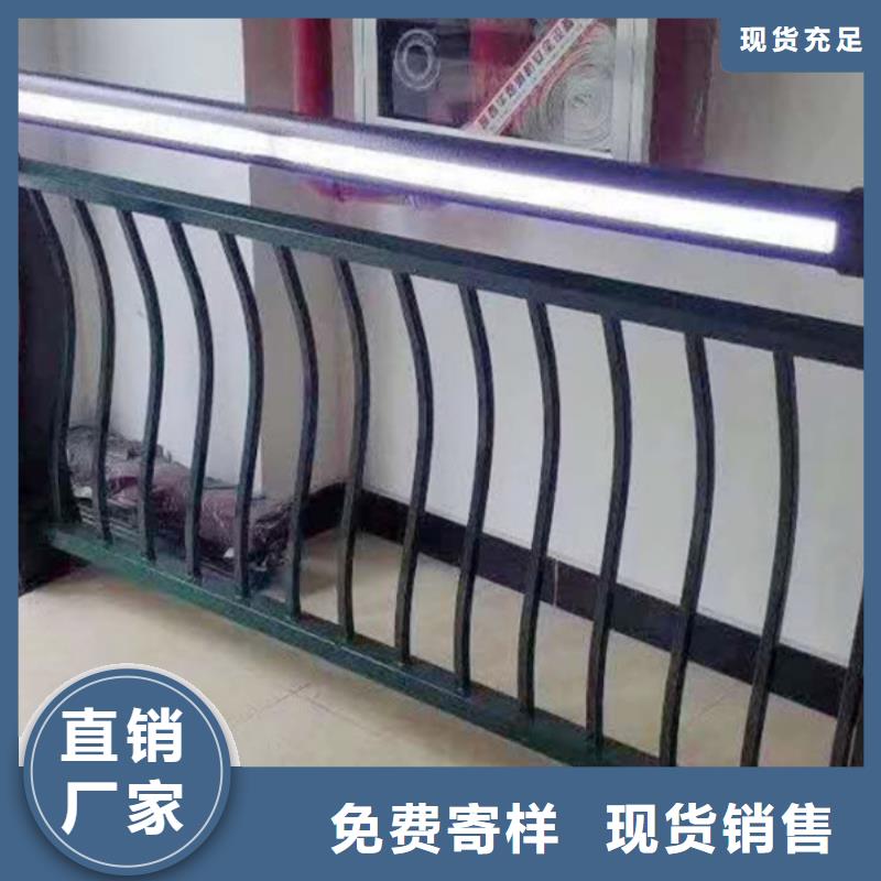 灯光护栏钢板立柱有实力有经验同城生产商