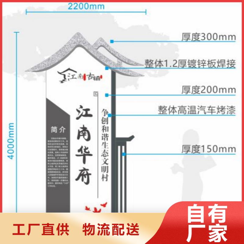 美丽乡村入口标识牌团队本地厂家